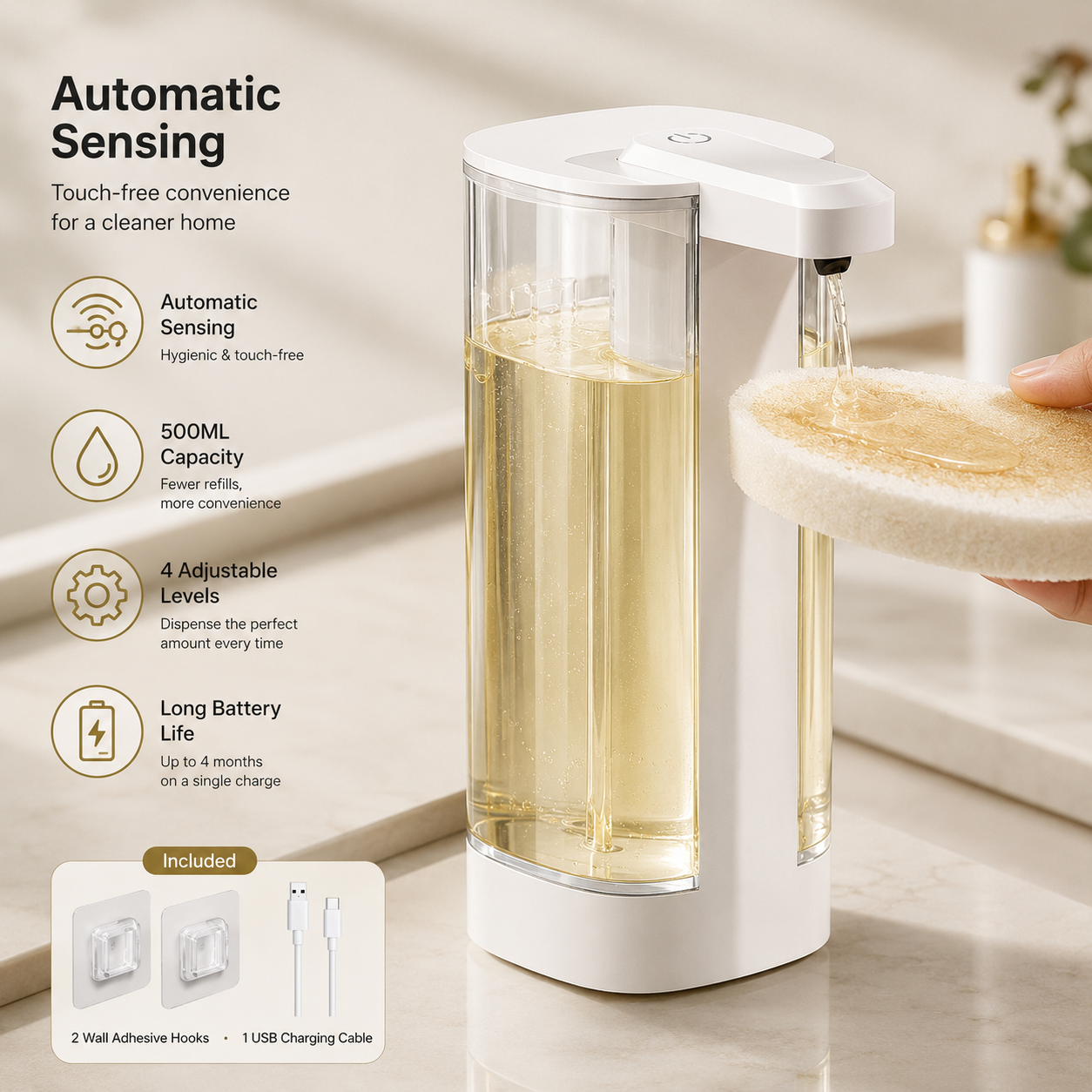 Vioners™ Automatic Touchless Soap Dispenser Pro