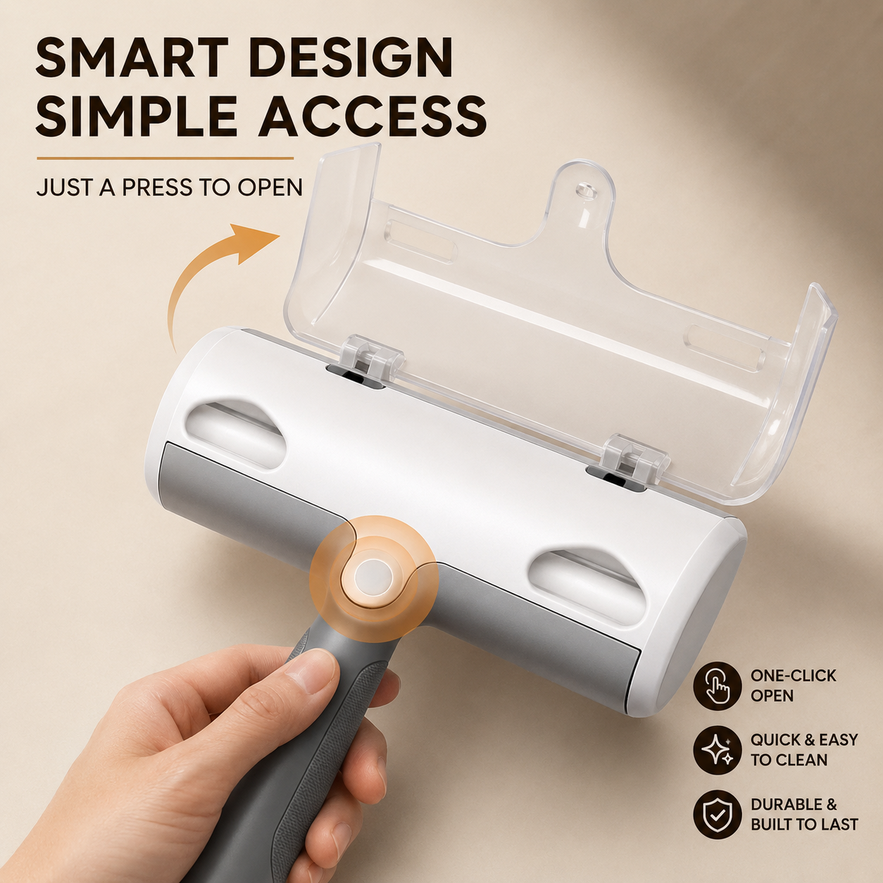 Vioners™ Reusable Pet Hair Remover Roller